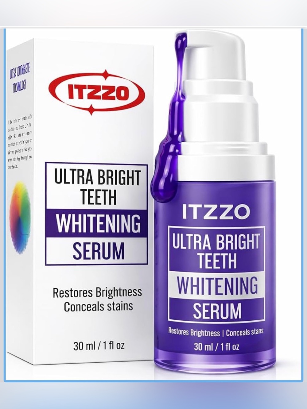 2 Ultra Bright Teeth Whitening Serum - Purple